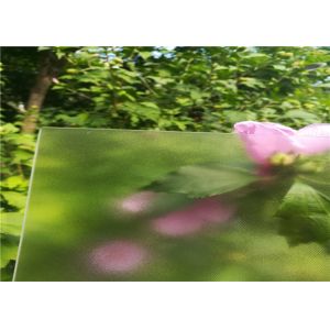 Mistlite Patterned Tempered Glass , Ultra Clear Low Iron Toughened Glass