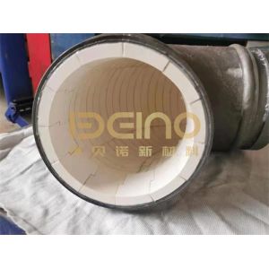 China Zirconium Aluminum Concrete Pump Pipeline Seamless Wear Resisting Pump Elbow on sale