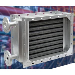 China Titanium Fin Type Coil Water To Air Heat Exchanger for Dry cooler, Evaproator, Condenser on sale