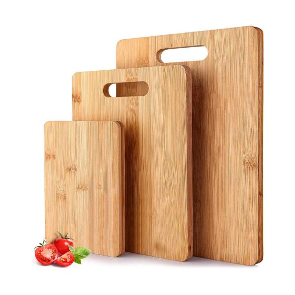 Buy Multifunctional 3 Piece Set Bamboo Cutting Board Anti Scratches at wholesale prices