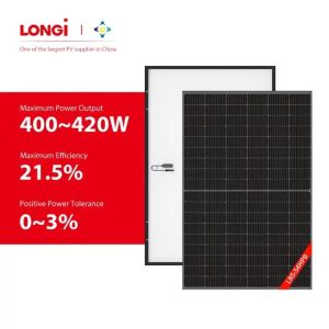 Longi Photovoltaic Mono Solar Panel Module Lr5-54hpb Hi-Mo 5m All Black 400w