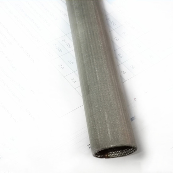 Sintered 10 Micron Wire Mesh Filter Cylinder,Heat Resistant SS Oil Filter Tube