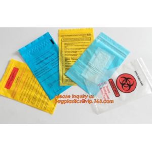 Biodegradable Biohazard Specimen Bag, Biohazard Specimen Transport Bag, Medical