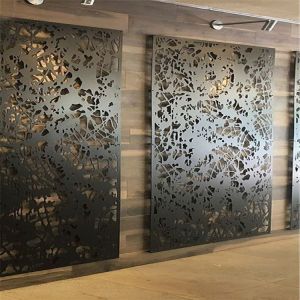 Perforated Carved Aluminum Panel for Decoration Wall partition metal screen