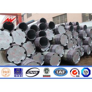 China Astm 25ft 30ft 35ft Steel Galvanized Pole Yield Strength 345mpa 3mm on sale