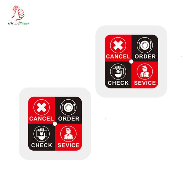 Wireless waterproof calling system POCSAG transmitter for hotel 4 keys push call