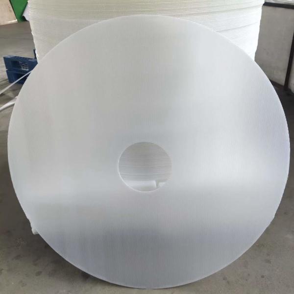 Buy Anti Static Round Plastic Sheets Smooth White Plastic Sheets Recyclable at wholesale prices