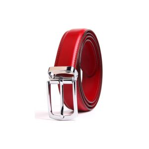 Pin Buckle 2.8cm Womens Genuine Leather Belt For Pants