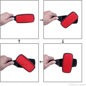 Lint Remover for Pet Hair (2 Pack), by Home Basics: Swiveling Lint Brushes for