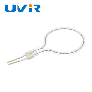 230V 1850W Clear Quartz Tube Ring Infrared Lamp