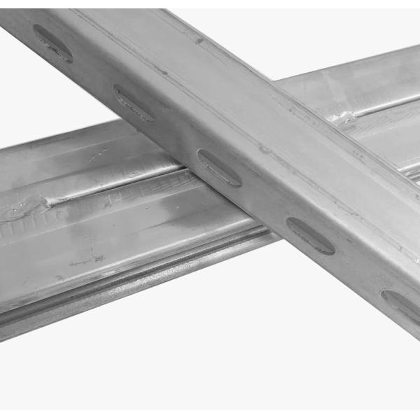 Buy Rugged 6m Corrosion Resistant Silver Metal Strut Channel For Wall Drywall Installation at wholesale prices