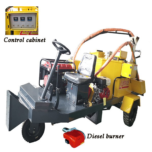 Buy Pavement Concrete Asphalt Road Crack Filling Machine 25hp Power at wholesale prices