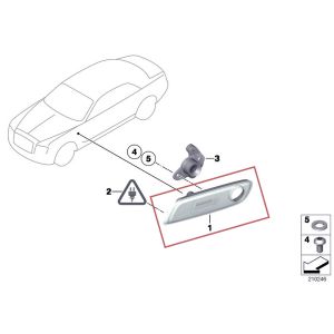 For Rolls Royce Ghost, Wraith & Dawn Front Right Side Marker Lights OEM