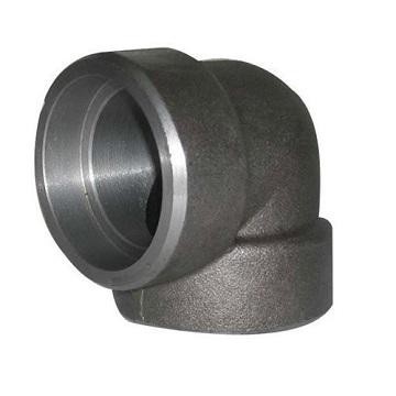Buy Ansi B16.11 Forged Carbon Steel Pipe Fittings 45 Degree 90 Degree Socket Weld Elbow at wholesale prices