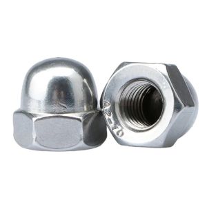 Quality Metric Measurement System 304 316 Stainless Steel Hexagon Cap Nut M3 m4 m5 m8 DIN1587 Hex Dome Acorn Nut for Durable Mining for sale