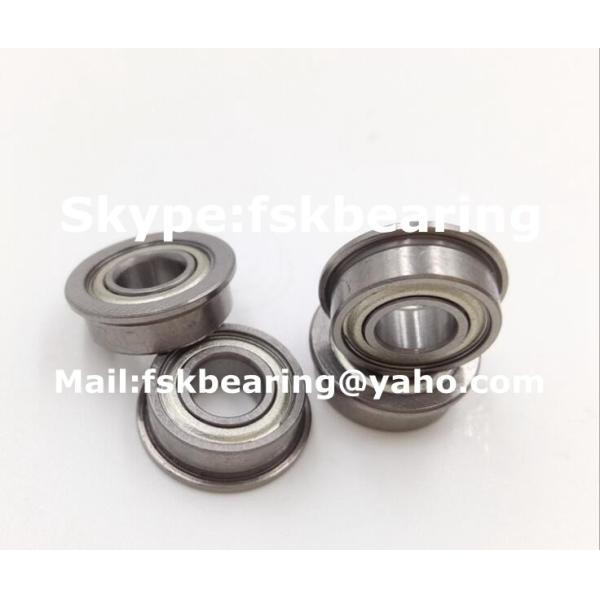 Buy Miniature MF126ZZ Flange Deep Groove Ball Bearing Chrome Steel / Stainless Steel at wholesale prices