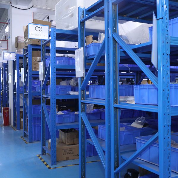 Close-up view of power battery sealing nail welding result