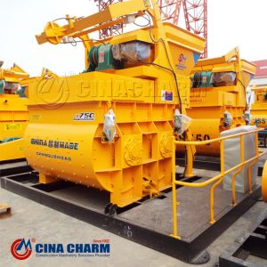 Quality 35m3/H Double Shaft Concrete Mixer Automatic Mixer Equipment JS750 for sale