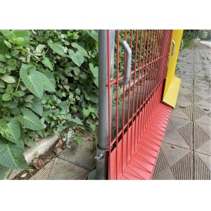 Pvc Coating 2.2m Temporary Edge Protection Barriers Lightweight