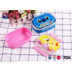 Reusable BPA Free Kids Plastic Lunch Boxes , Children'S Lunch Containers