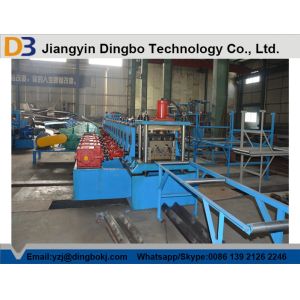 Steel H - Beam Guardrail Roll Forming Machine Feeding Width 483mm