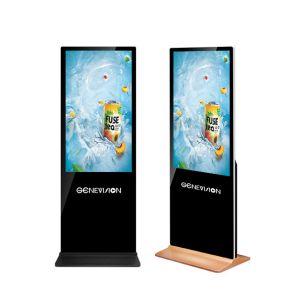 Double Sided 16.7M Standing LCD Advertising Display