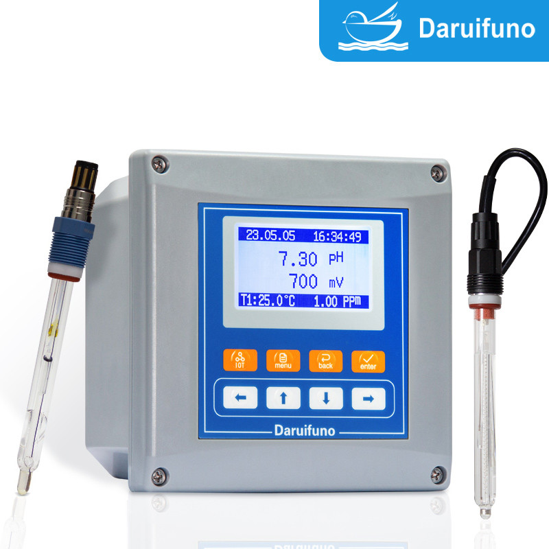 Analog Type Dule Channels PH And ORP Controller With Historical Data Record For