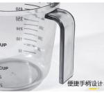 1000ml Glass Measuring Cup Baking Measuring Mug Jar With Handle
