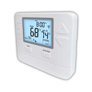 Large LCD Display Adjustable WIFI TUYA Smart 7 Day 1 Heat 1 Cool Thermostat For
