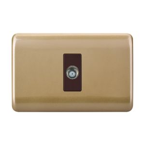 Quality Durable And Safesingle Electrical Outlet , Household Wall Mounted Tv Sockets for sale