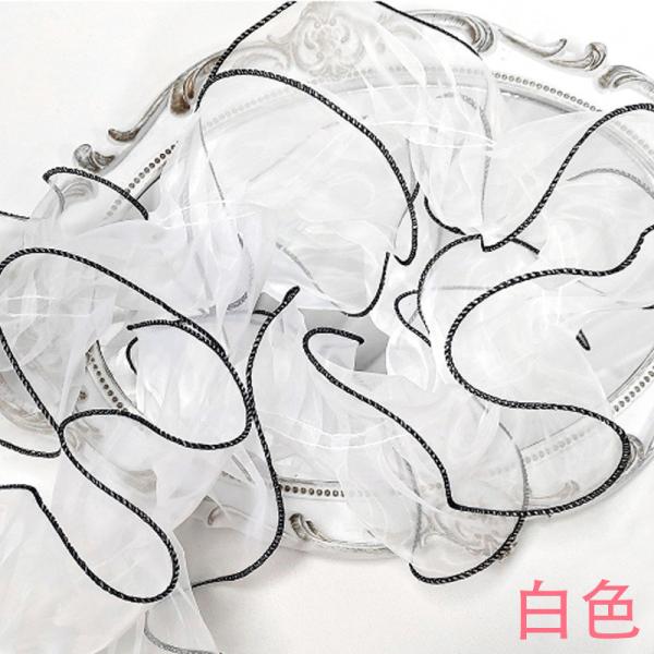 12cm*2m Wrinkled Edge Lace Ribbon For Flower Package And Gift Packing