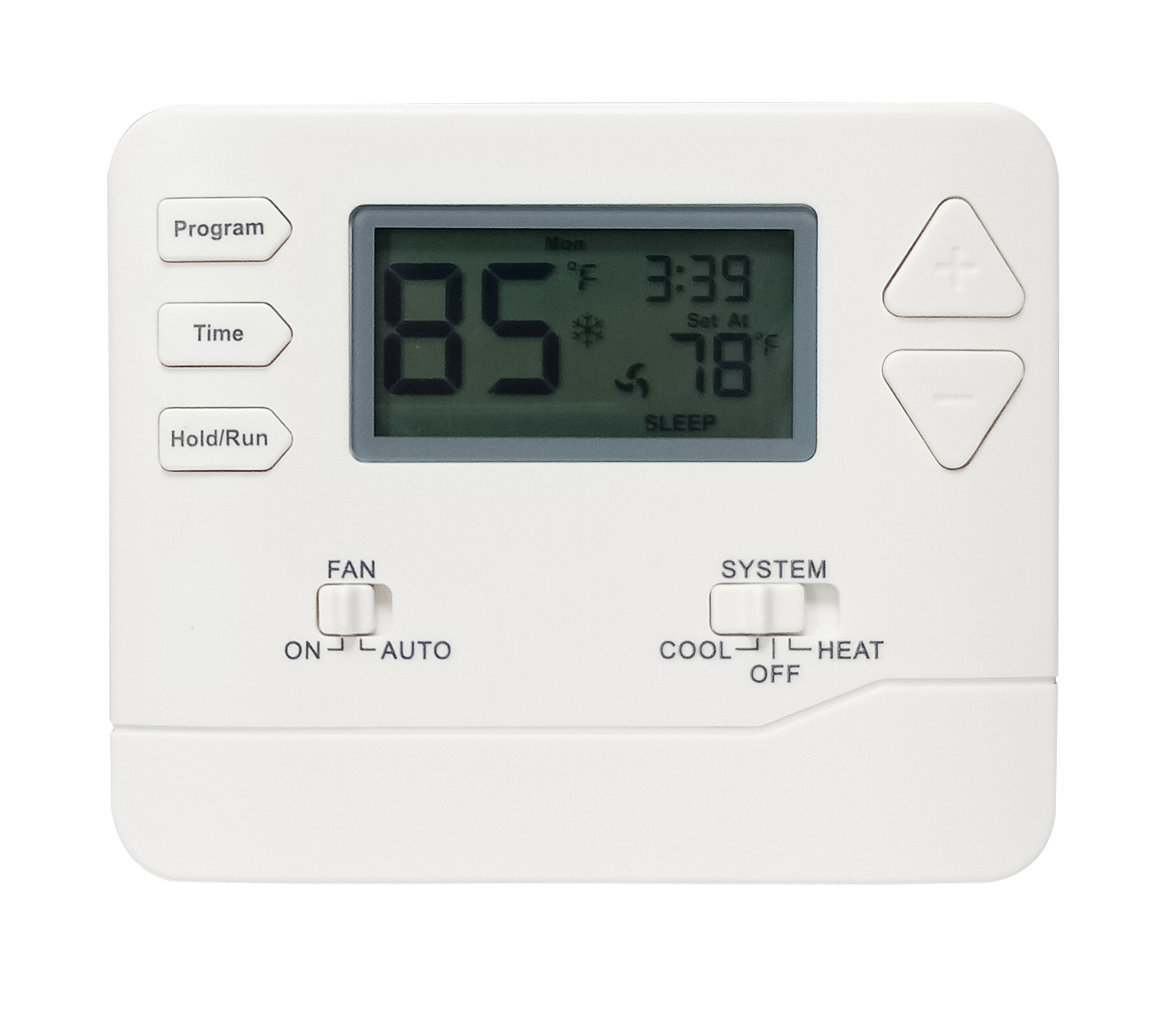Smart HVAC Thermostat with Voice Control for Heating and Cooling
