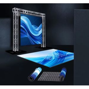 Flexible Roll-Up Display Solutions Led Floor, Video Wall Of Theater, Classroom