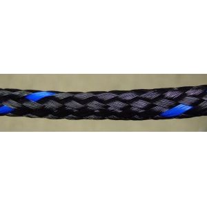 China Polyethylene Diamond Braided Rope White Blue Mixed Hollow Braid Rope on sale