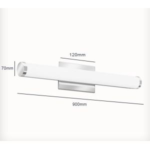 Milky White PC Cover 7 10W Bathroom Vanity Side Lights