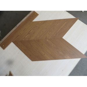 Premium White Oak Chevron Engineered Wood Flooring Multi Layers