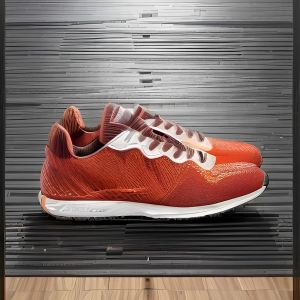 Lightweight Casual Sports Shoes Mesh Leather Upper Material