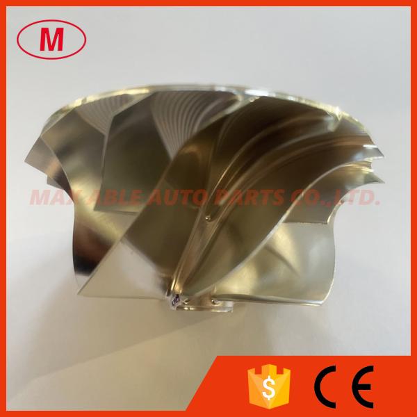 TD05H 20G reverse 52.56/68.01mm 7+7 blades 49179-43400 LEP style performance Turbo milling/aluminum 2618/billet compressor wheel