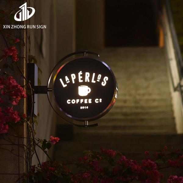 Custom Wall Side Hanging Board Mounted Signboard 3d Letter Light Box