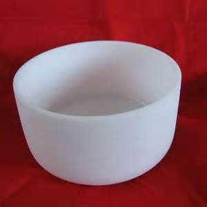 Quality Frosted Quartz Singing Bowl for sale