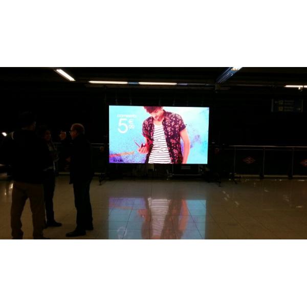 P6 Indoor LED Video Panel with Die-casting Aluminum , LED Video Wall Hire