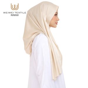 Wholesale Customized Solid Colors square Women High Quality Satin Scarf