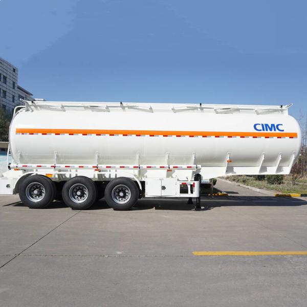 Buy Petroleum Tri Axles Fuel 40000 Liters Stainless Steel Tanker at wholesale prices