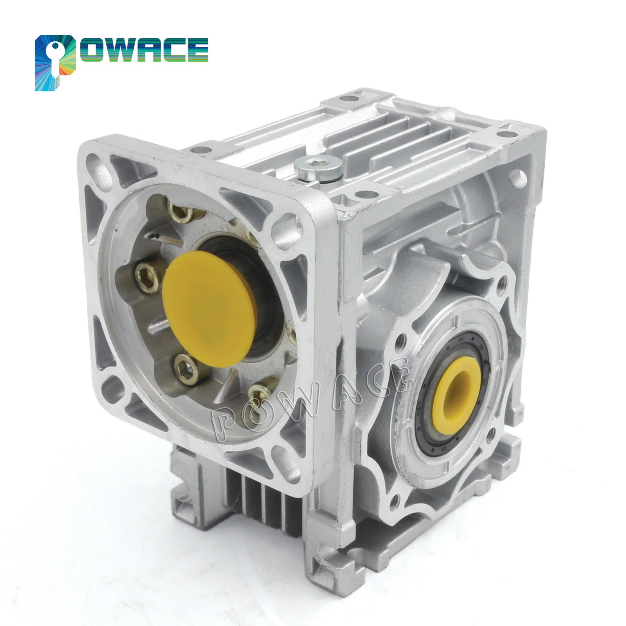 NMRV050 Square Worm Reduction Gearbox Input Holes 25mm Stepper Motor