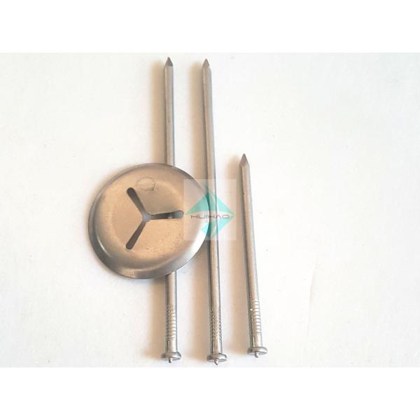 3 Mm Mild Steel Spot Stud Welding Insulation Pins With Copper Coating Surface
