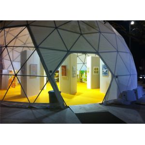 Customized Large Outdoor Geodesic Dome Tent For Commercial Meeting