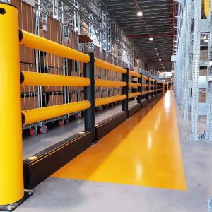 B35 MD Anti-Collision Guardrails Warehouse Safety Barrier Traffic Guardrails