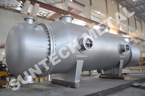 Buy 800sqm Titanium Alloy Shell And Tube Type Condenser for Dying at wholesale prices