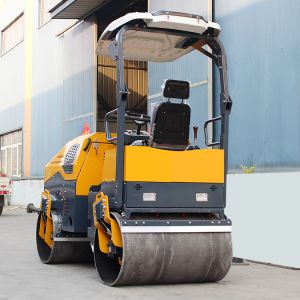 3 Ton Mini Asphalt Road Roller Diesel Engine Ride on Small Road Roller Road