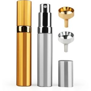 Aluminum Mini Mini Perfume Funnel , Silver / Golden Essential Oil Funnel